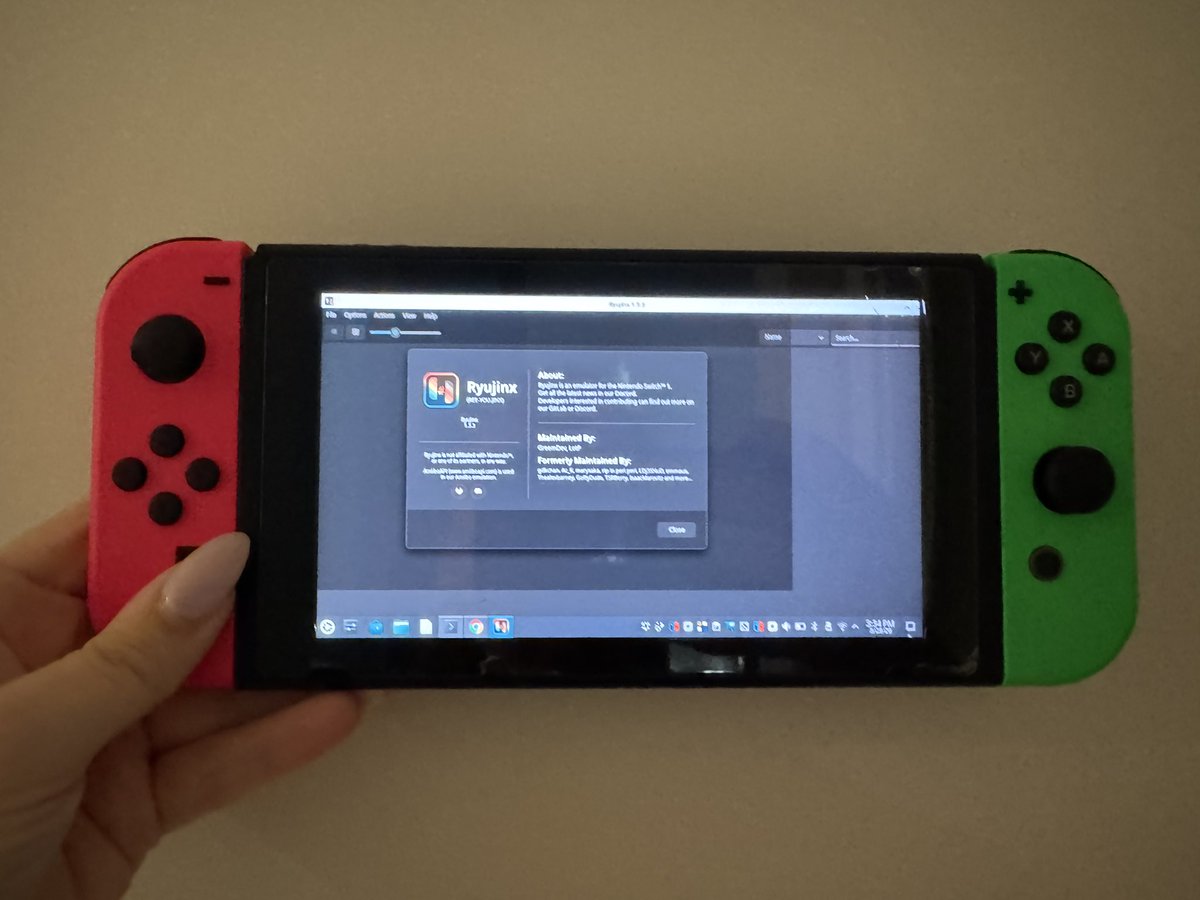Ryujinx on Nintendo Switch